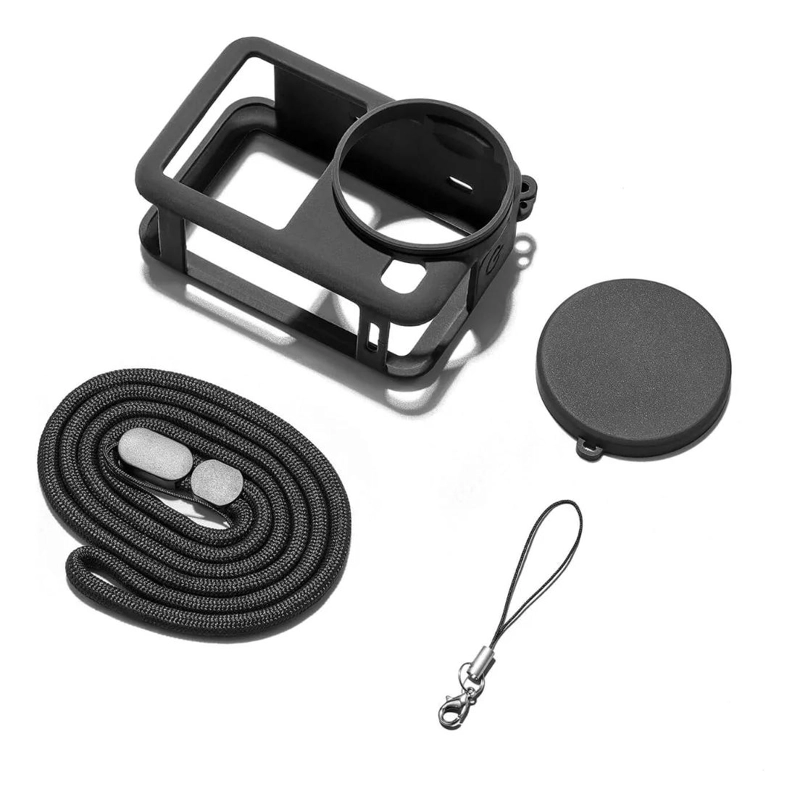 CARCASA DE SILICONA CON CORREA PARA CAMARA DEPORTIVA - 1