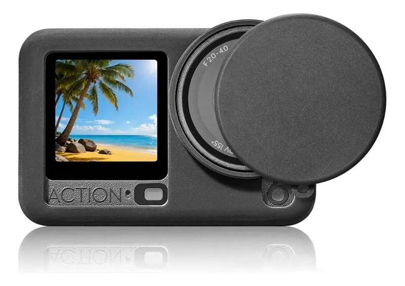 CARCASA DE SILICONA CON CORREA PARA CAMARA DEPORTIVA - 2