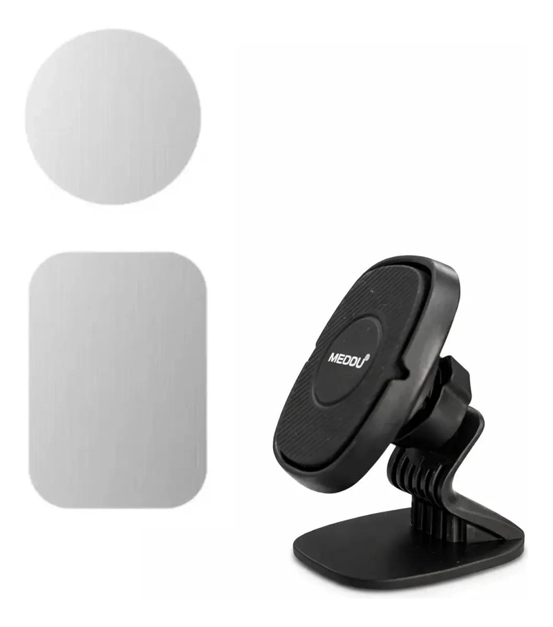 SOPORTE MAGNE TICO PARA AUTO CON PLACA METALIZADA - 2