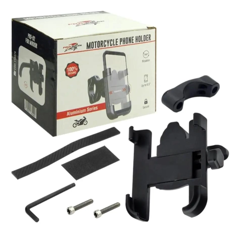 SOPORTE METALICO PARA SMARTPHONE EN MOTO - 3