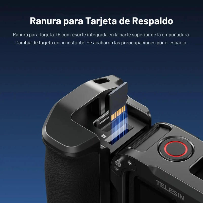 KIT SOPORTE Y JAULA DE ALUMINIO PARA INSTA360 ACE PRO - 5