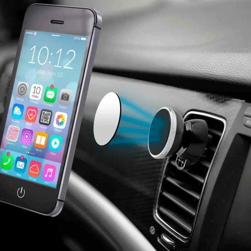 PORTA CELULAR MAGNE TICO NEGRO PARA AUTO PACK X30 - 4
