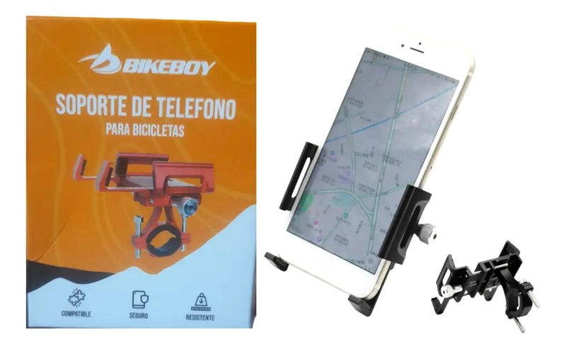 SOPORTE UNIVERSAL ANTIDESLIZANTE PARA TELE FONO EN BICICIC - 2