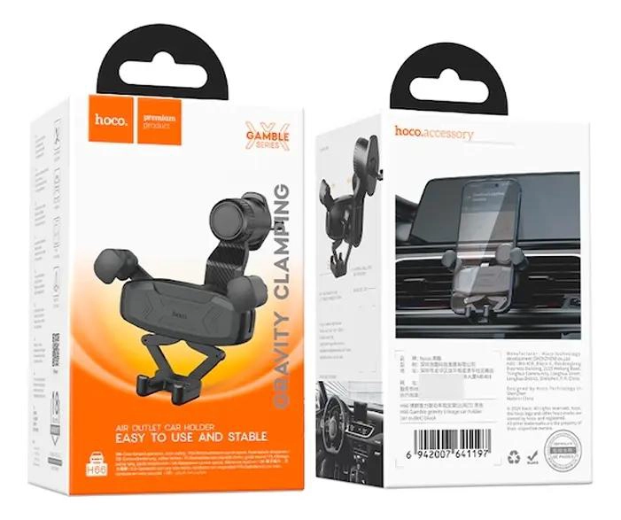 SOPORTE PARA AUTO EN REJILLA DE AIRE COLOR NEGRO - 2