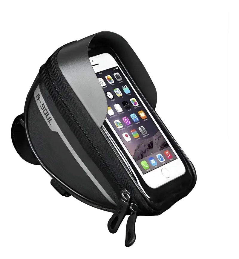 SOPORTE IMPERMEABLE PARA CELULAR EN BICICLETA Y MOTO - 1