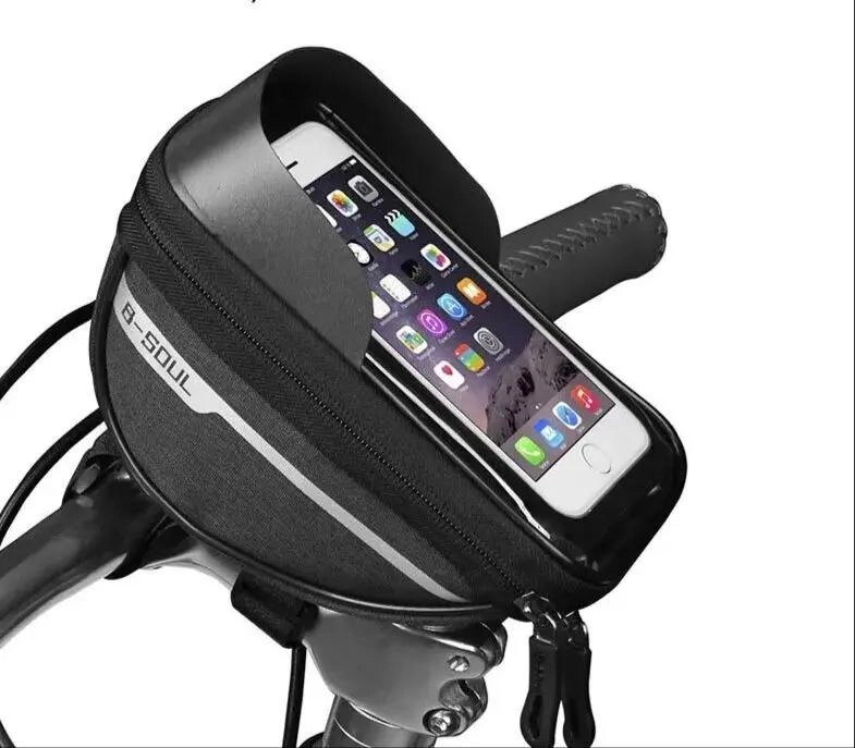 SOPORTE IMPERMEABLE PARA CELULAR EN BICICLETA Y MOTO - 2