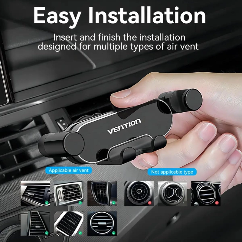 SOPORTE PARA SMARTPHONE DE COCHE EN GRIS - 5