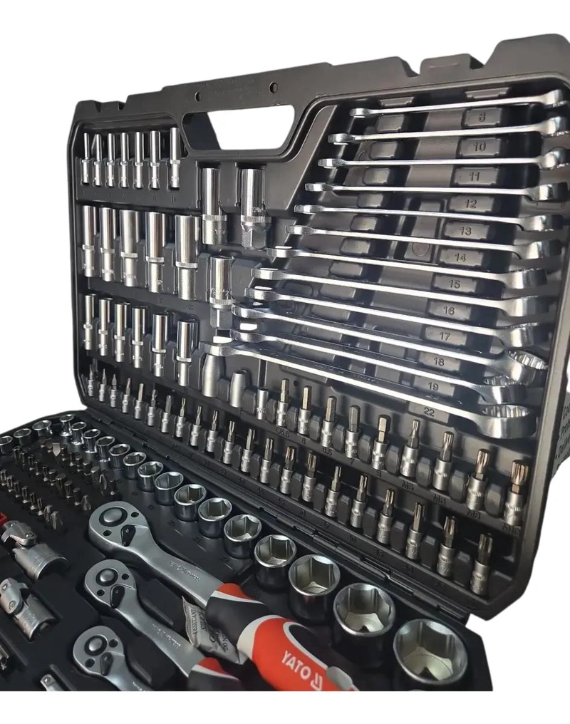 KIT DE HERRAMIENTAS CON 216 PIEZAS Y DADOS - 5