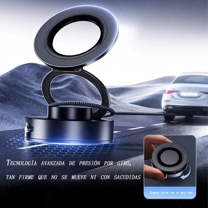 SOPORTE UNIVERSAL PARA CELULAR DE AUTO CON VENTOSA 360° - 4