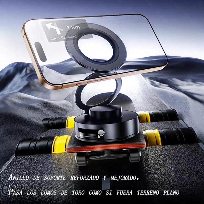 SOPORTE UNIVERSAL PARA CELULAR DE AUTO CON VENTOSA 360° - 5