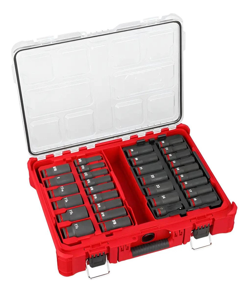 JUEGO DE DADOS DE IMPACTO 31 PIEZAS 1/2 MM - 1