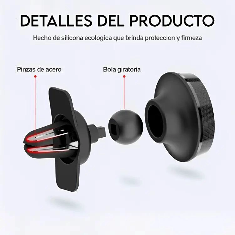 SOPORTE MAGNE TICO PARA CELULAR YESIDO C61 - 4