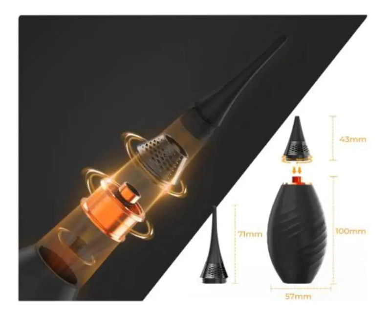SOPLADOR DE AIRE MANUAL PARA LIMPIEZA PRECISA - 5