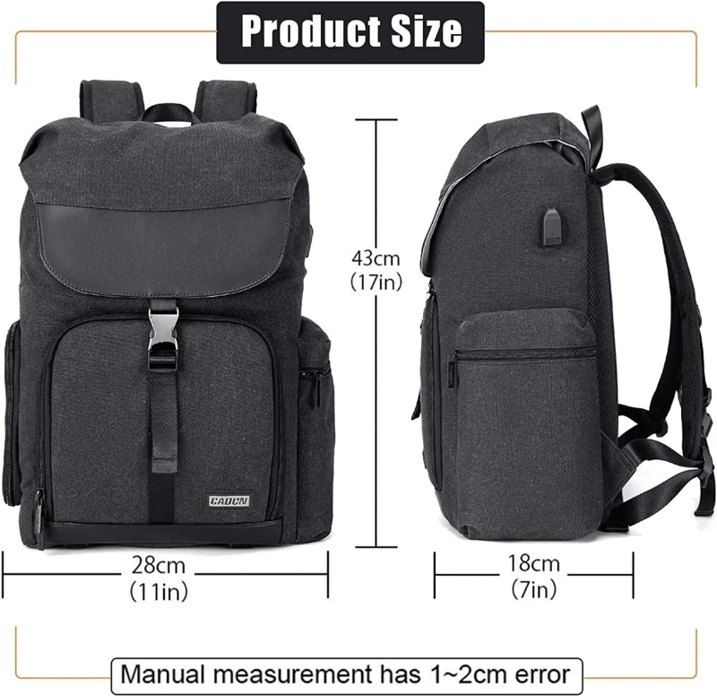 MOCHILA ACOLCHADA PARA CAMARA FOTOGRAFICA - 2