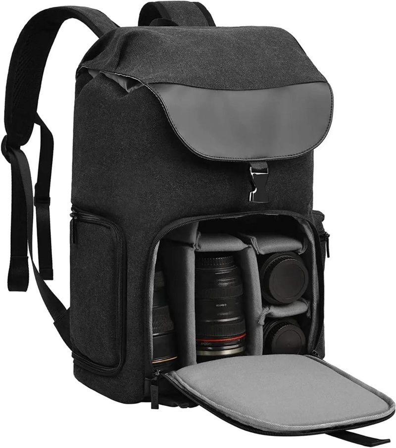 MOCHILA ACOLCHADA PARA CAMARA FOTOGRAFICA - 4