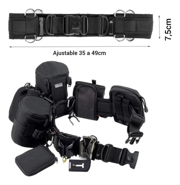 CINTURON MULTIFUNCIONAL PARA CAMARAS Y OBJETIVOS - 5