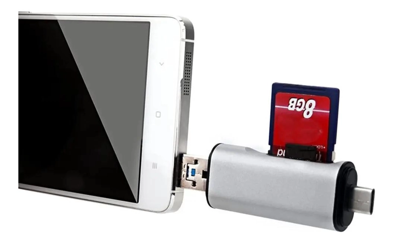 LECTOR DE TARJETAS SD Y MICRO USB TIPO C 104 MB/S - 2