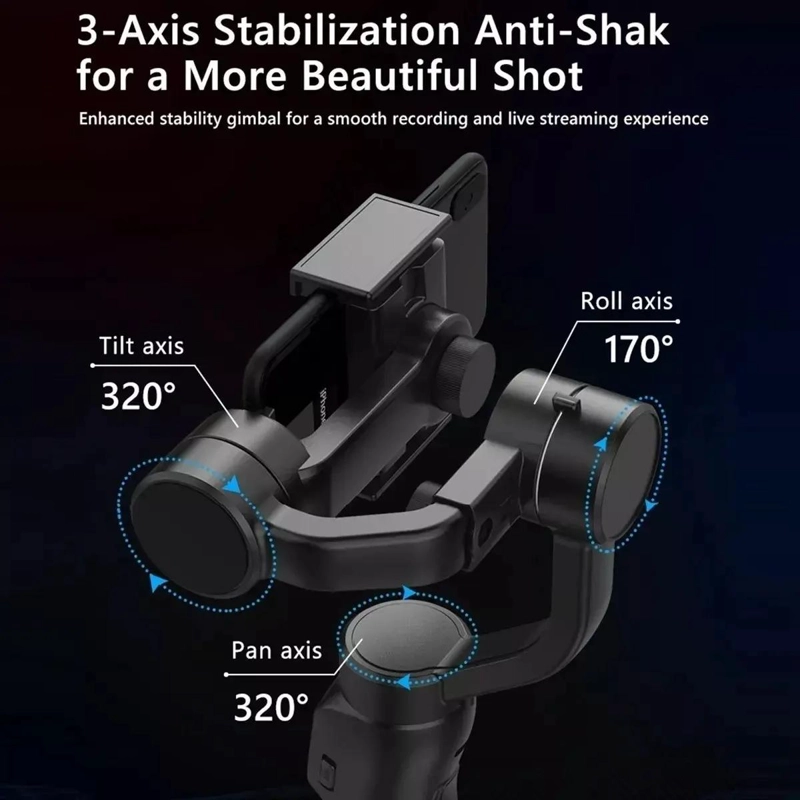 ESTABILIZADOR GIMBAL PARA CELULAR Y CAMARA - 4
