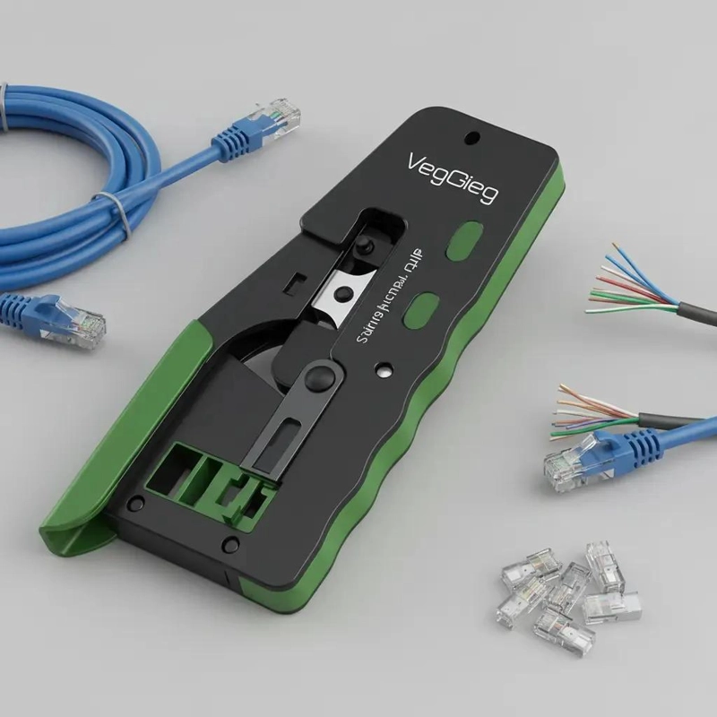 CRIMPEADORA RJ45/RJ11 PARA CABLES CAT5 Y CAT8 - 3