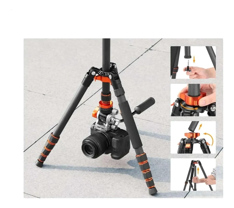 TRIPODE MONOPOD DE FIBRA DE CARBONO KF09.158 - 4
