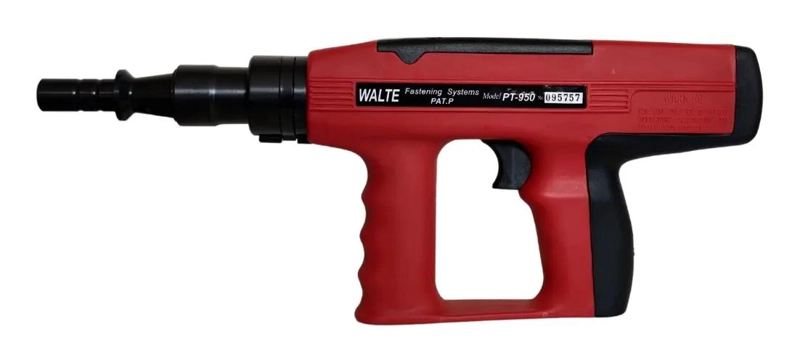 PISTOLA DE IMPACTO PARA CLAVOS CALIBRE 27 CON SILENCIADOR - 1