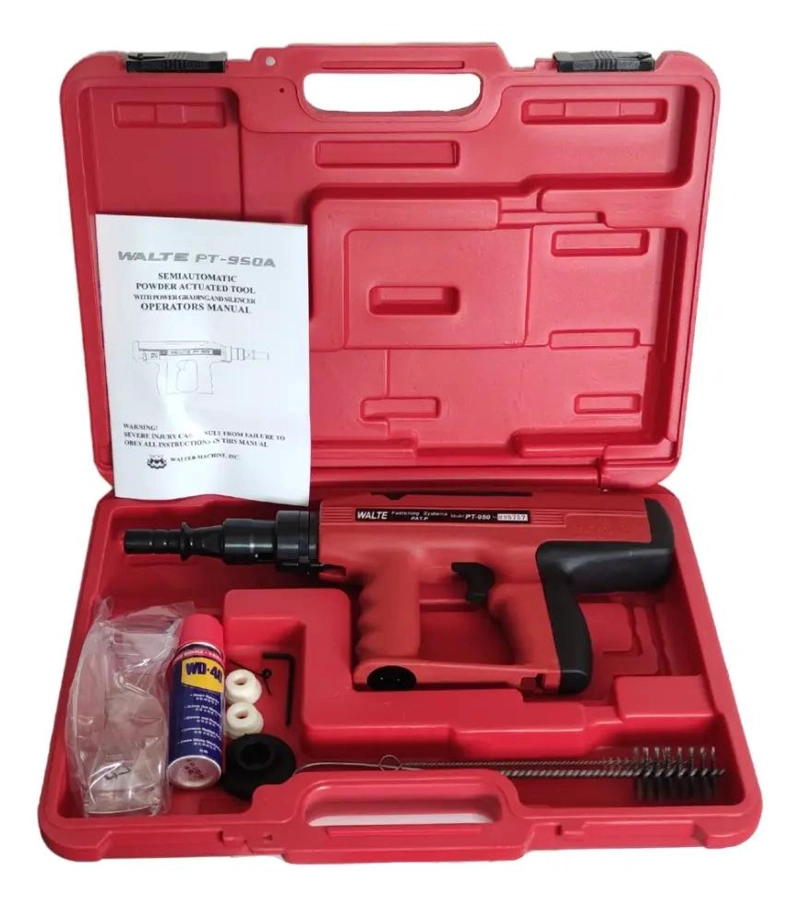 PISTOLA DE IMPACTO PARA CLAVOS CALIBRE 27 CON SILENCIADOR - 3