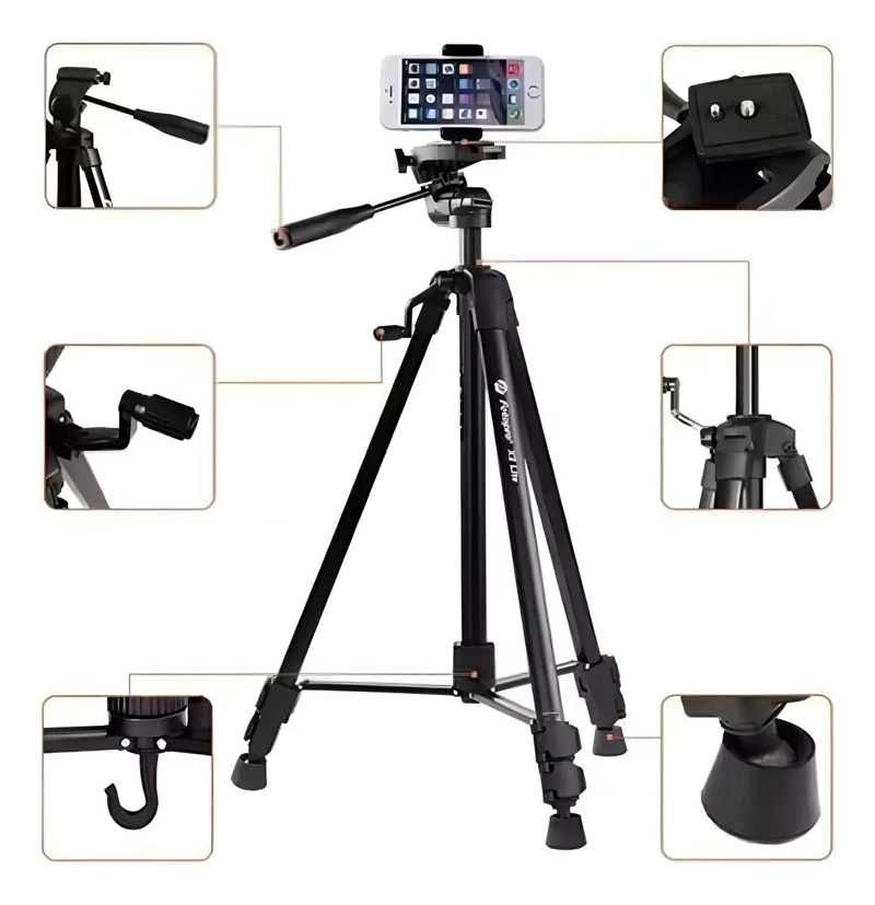TRIPODE PROFESIONAL PARA CAMARA CON NIVEL Y MANIVELA - 4