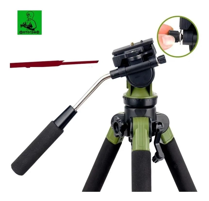 TRIPODE PROFESIONAL FLUIDO PARA VIDEO Y FOTOGRAFIA - 2