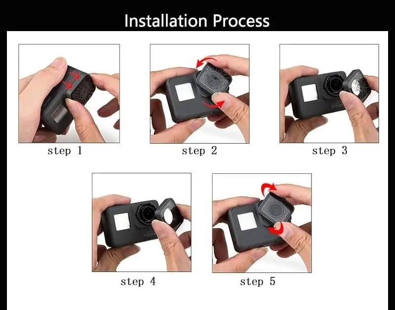 LENTE REPUESTO COMPATIBLE PARA GOPRO HERO 5 6 7 - 5
