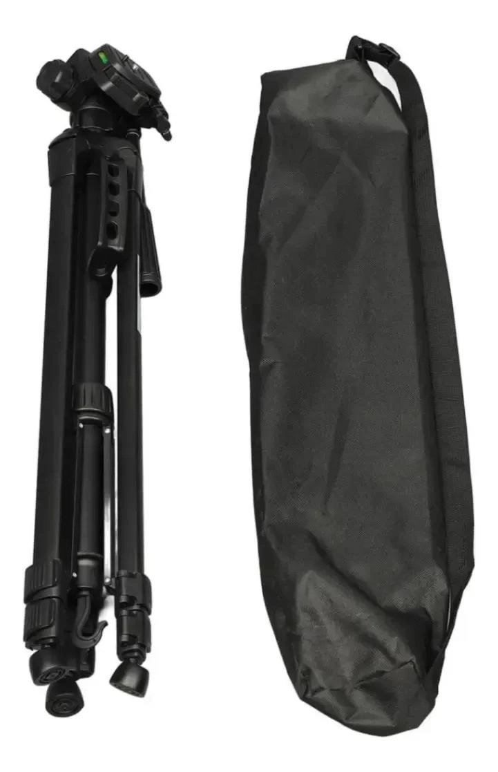 TRIPODE PROFESIONAL AJUSTABLE PARA CAMARA Y CELULAR 140CM - 2