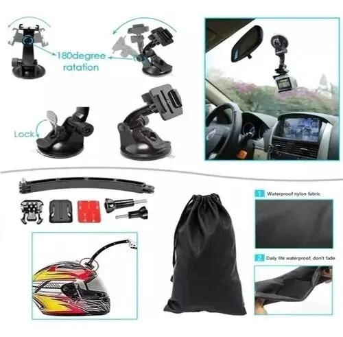 KIT DE 50 ACCESORIOS PARA CAMARA DE ACCION - 4