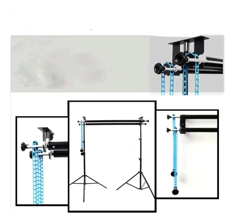 SOPORTE DE PARED MANUAL PARA DOBLE FONDO FOTOGRAFICO - 4