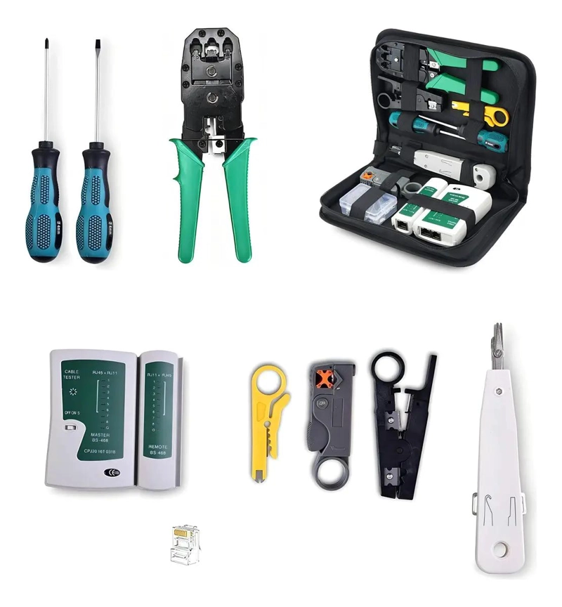 KIT DE HERRAMIENTAS PARA REPARACION DE REDES CON CRIMPEAD - 2