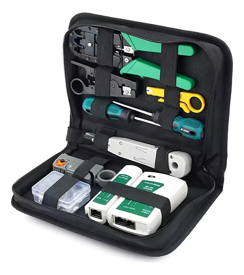 KIT DE HERRAMIENTAS PARA REPARACION DE REDES CON CRIMPEAD - 3
