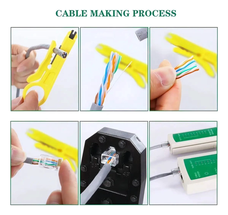 KIT DE HERRAMIENTAS PARA REPARACION DE REDES CON CRIMPEAD - 5