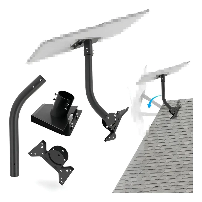 SOPORTE PARA MASTIL DE ANTENA STARLINK V4 CON KIT DE 7 - 1