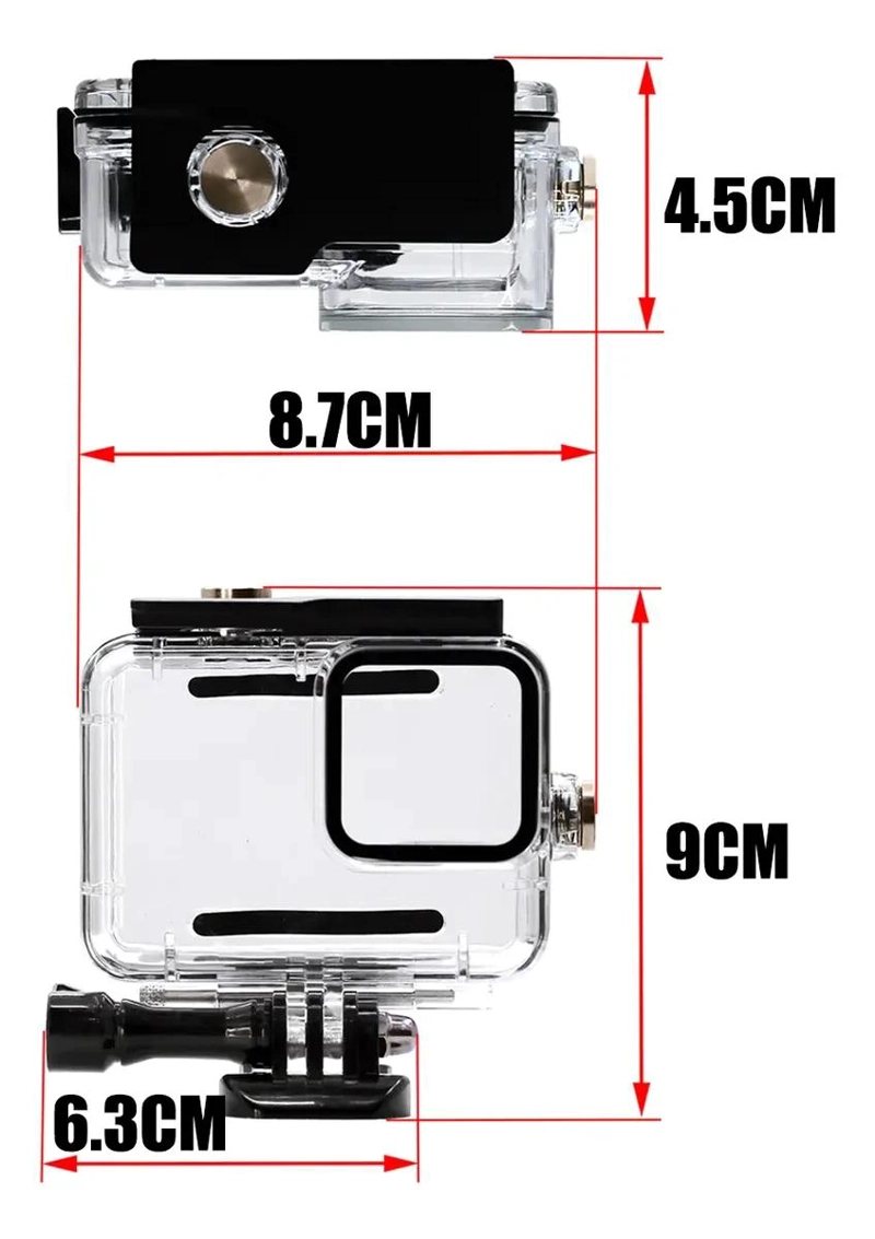 CARCASA SUMERGIBLE PARA CAMARA HASTA 45M - 2