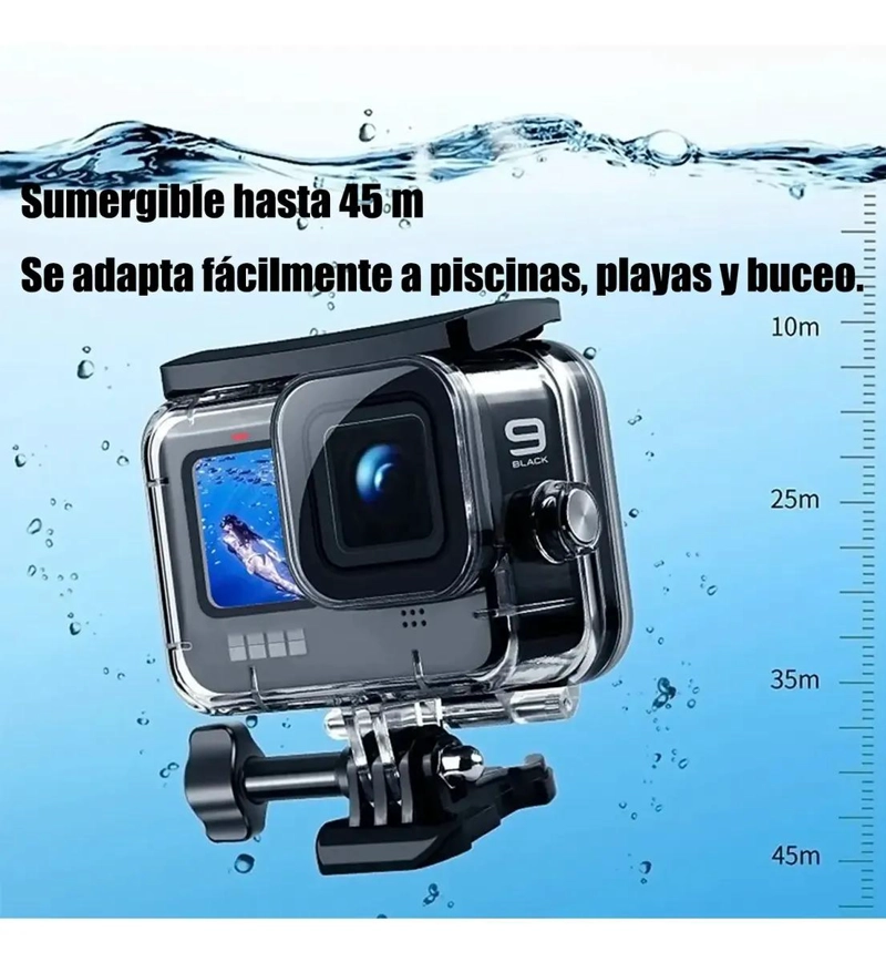 CARCASA SUMERGIBLE PARA CAMARA HASTA 45M - 5