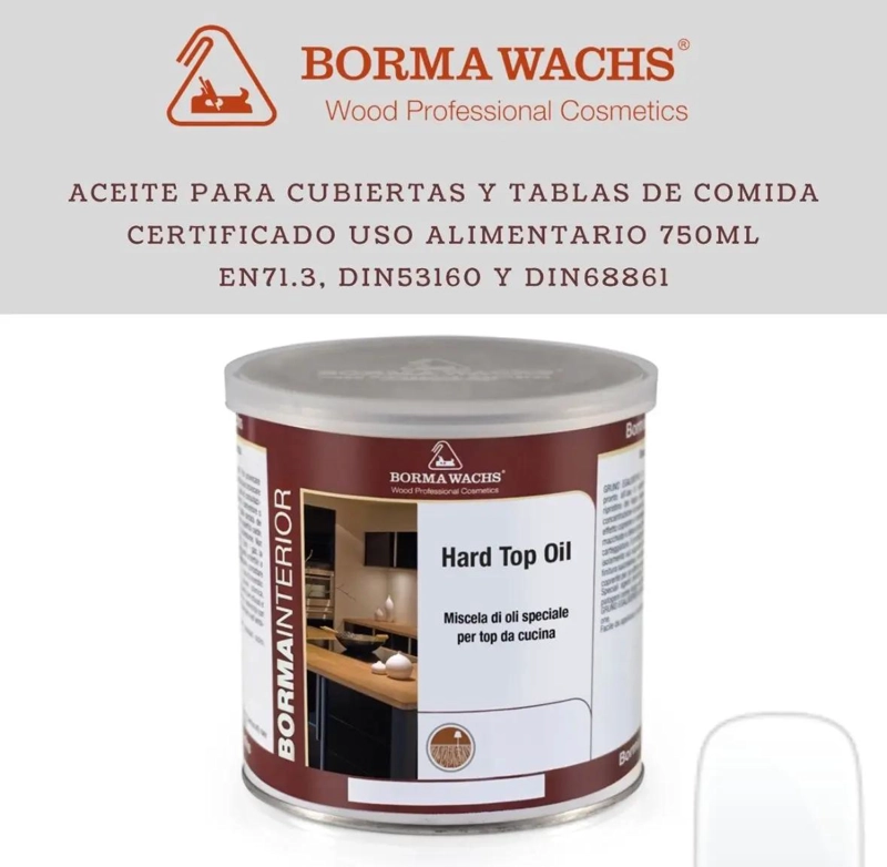 ACEITE CERA PARA CUBIERTAS DE COCINA Y TABLAS 750ML - 1