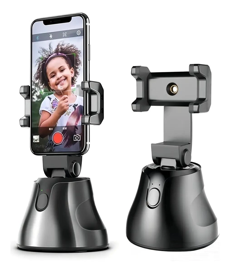 GENÉRICO SOPORTE CELULAR NEGRO CON PINZA DE AJUSTE AUTOMATICO