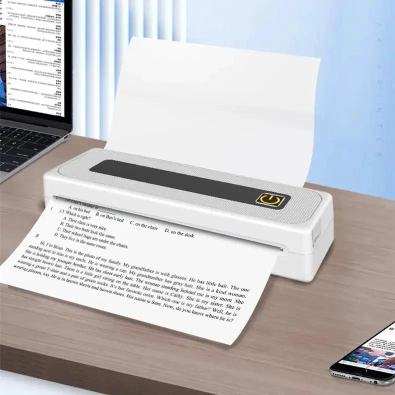 IMPRESORA TE RMICA PORTATIL BLUETOOTH TAMAÑO A4 - 5