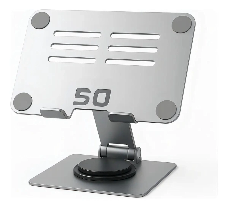 SOPORTE GIRATORIO METALICO 360° PARA SMARTPHONE Y TABLET - 1