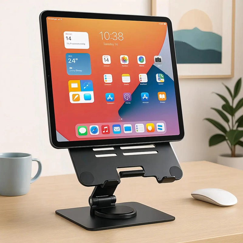 SOPORTE GIRATORIO METALICO 360° PARA SMARTPHONE Y TABLET - 4