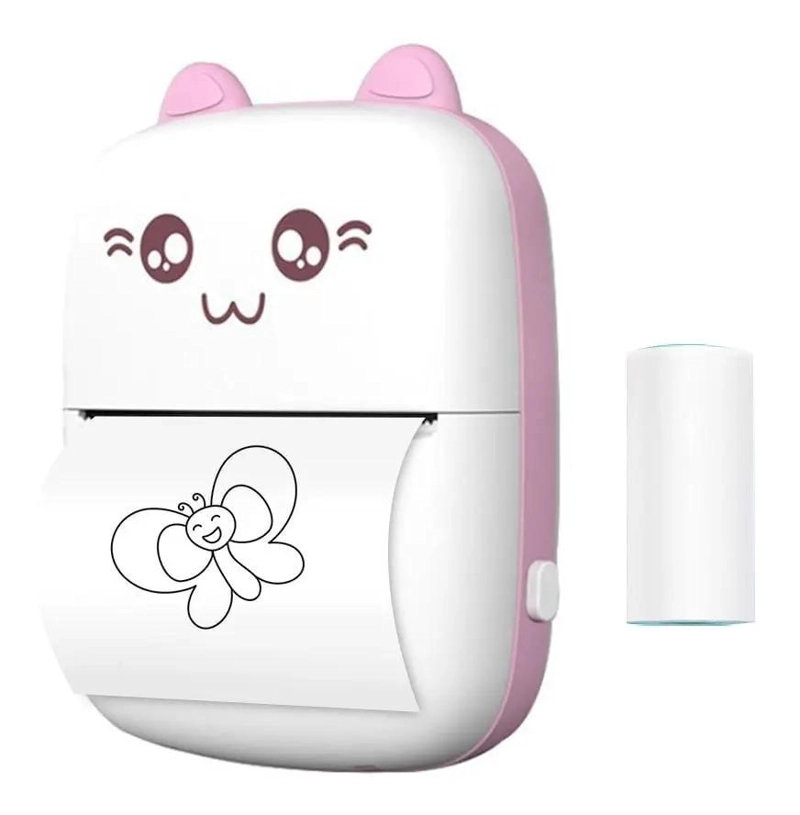 GENÉRICO MINI IMPRESORA TE RMICA PORTATIL BLUETOOTH CON 11 ROLLOS