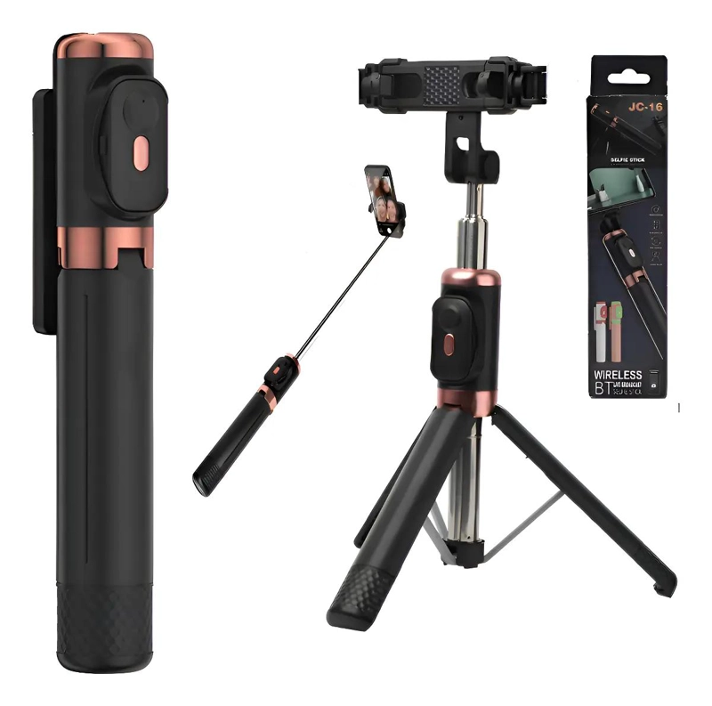 GENÉRICO KIT MONOPOD BLUETOOTH Y TRIPODE 110CM EXTENSIBLE