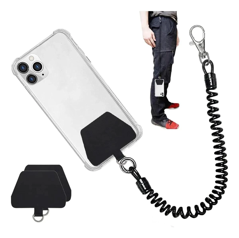 CORREA RETRACTIL ANTIRROBO PARA CELULAR - 1