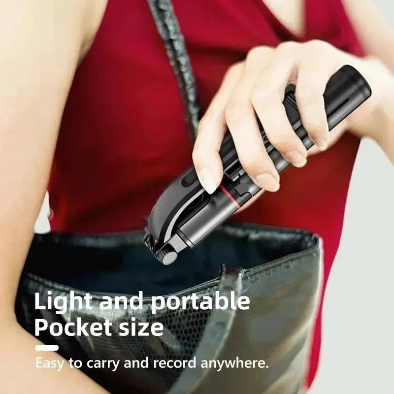 KIT MONOPOD BLUETOOTH CON TRIPODE PARA SELFIES Y TIKTOK - 2