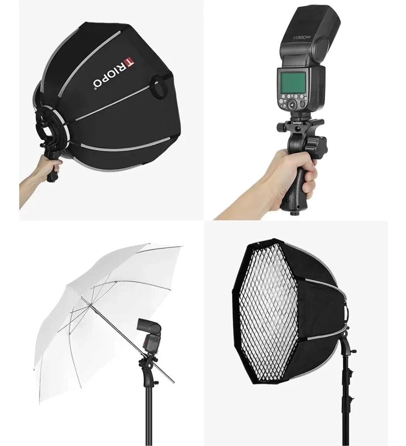 OCTABOX 65CM SOFTBOX RAPIDO PARA FLASH SPEEDLITE - 4