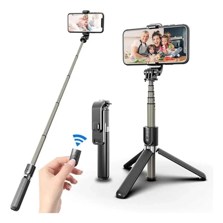 GENÉRICO PALO SELFIE TRIPODE EXTENSIBLE CON BLUETOOTH