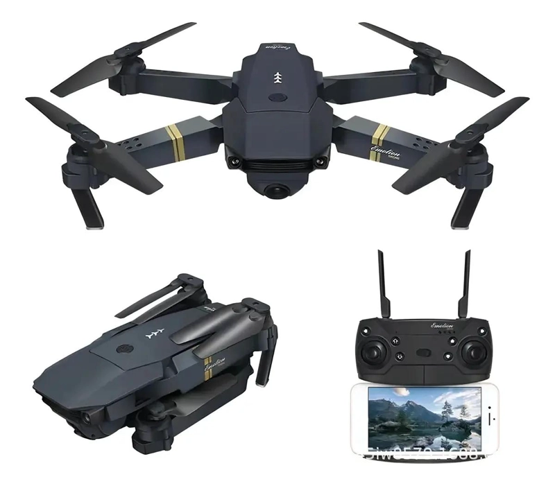 DRONE PROFESIONAL PLEGABLE CON CAMARA DUAL 4K - 2